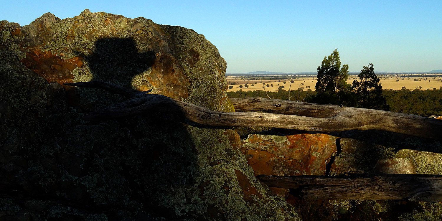 riverina landscape photograph with shadow
