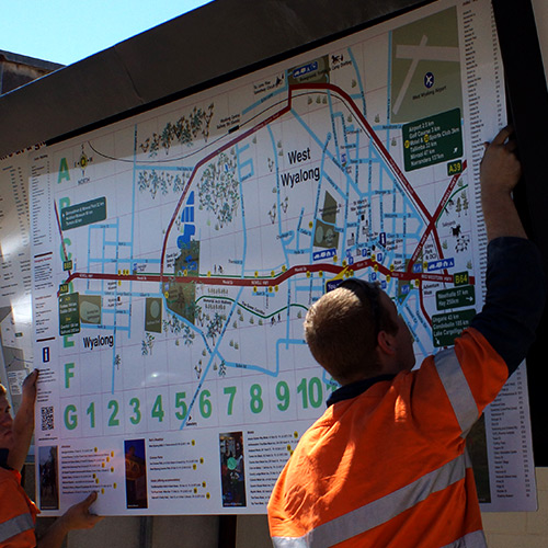Tourist Information Display for Bland Shire Council