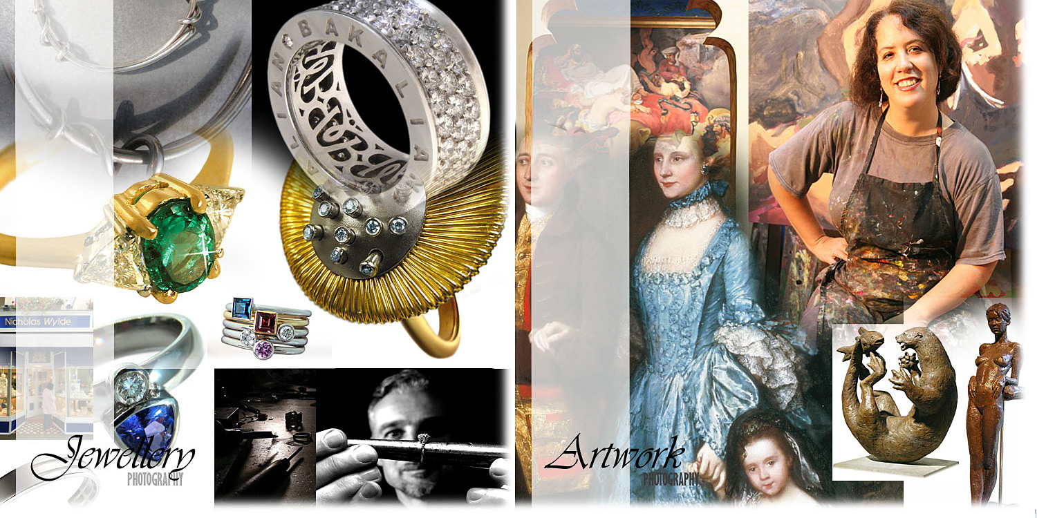 Jewellery Photography and Artwork Photography NSW